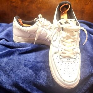 Nike Air Force 1 Size 10 Mens Contrast Stitch Black White 07 2020 CV1724-104